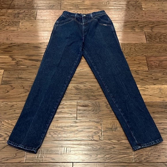 Vintage Rocky Mountain Denim Straight Leg High Rise Size 13/14 - Picture 1 of 16